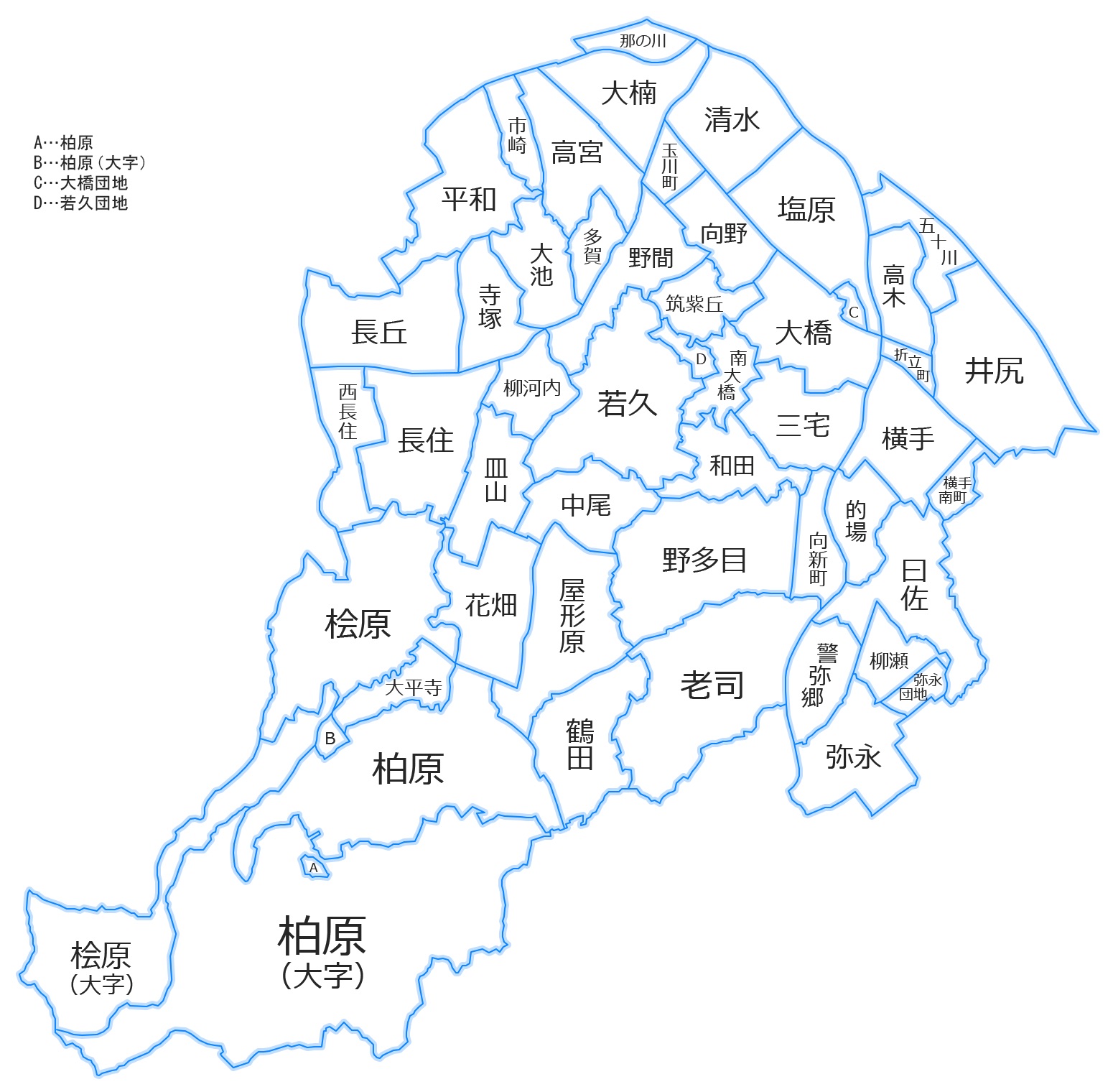 福岡市南区地図